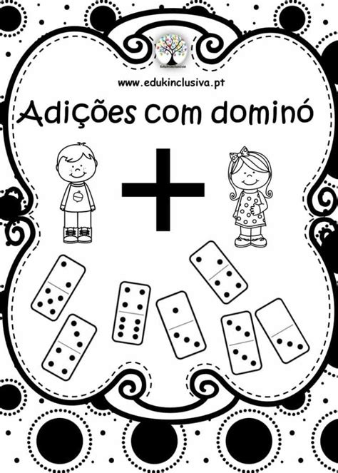 Adições Simples Com Dominó ⋆ Edukinclusiva