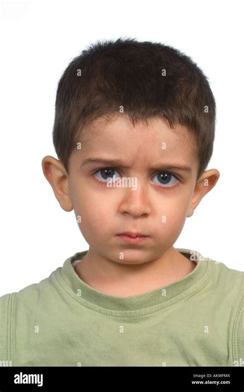 Angry Baby Boy Stock Photo Alamy