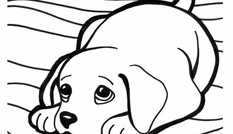 puppy printable coloring pages