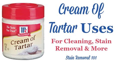 The cream of tartar has several health benefits which are highly effective. Cream Of Tartar Uses For Cleaning, Stain Removal And More