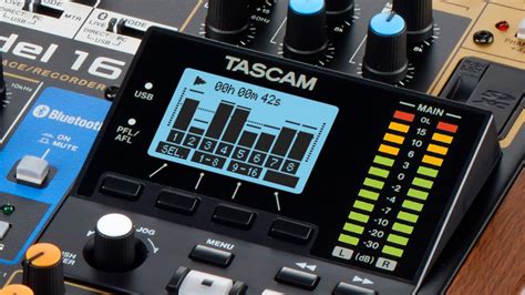 Tascam Model 16 Is An “all In One” Hybrid Recording And Mixing Studio