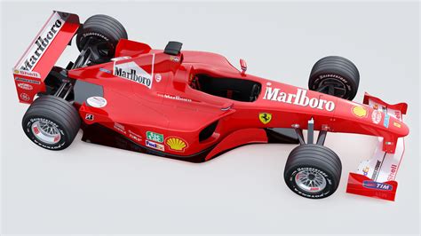 F1 Ferrari F2000 3d Model Cgtrader