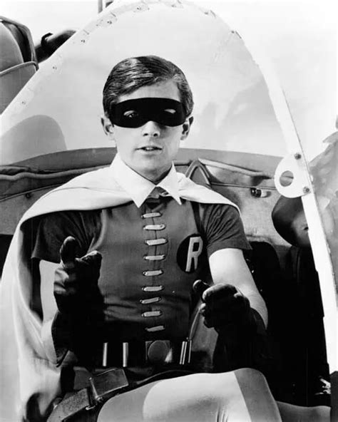 Batman 1966 Tv Series Burt Ward As Robin Sat In Bathelicopter 8x10 Inch