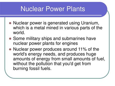 Ppt Nuclear Power Plants Powerpoint Presentation Id4648514