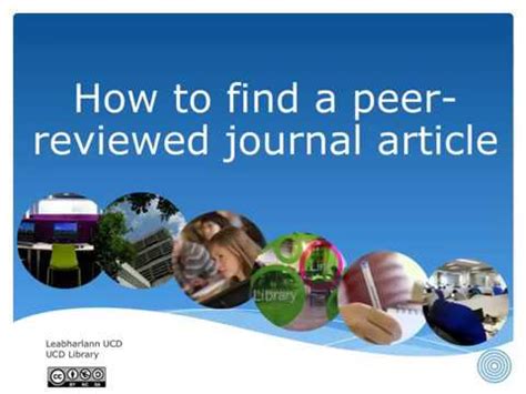How To Find A Peer Reviewed Journal Article YouTube