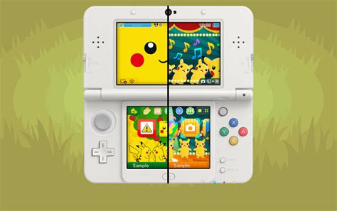 Pikachu Star Of Two New 3ds Themes Pokéjungle