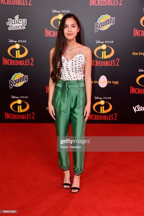 Olivia Rodrigo Attends The Premiere Of Disney And Pixars News Photo