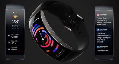 Huami Amazfit X Curved Smartwatch Hispotion