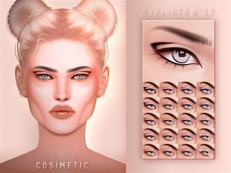 Eyeliner N17 By Cosimetic At Tsr Sims 4 Updates