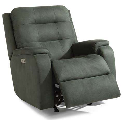Flexsteel Arlo Contemporary Power Recliner With Usb Port A1 Furniture