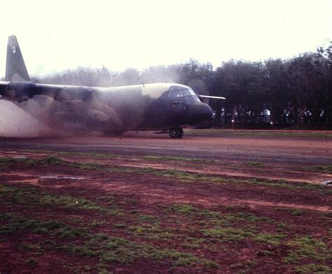 Lockheed C 130 Hercules At Lai Khe Base Vietnam War Vietnam War