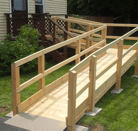 Wood Wheelchair Ramp Home Safe Home Baltimore Md
