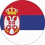bandera circular de serbia. 11571261 PNG