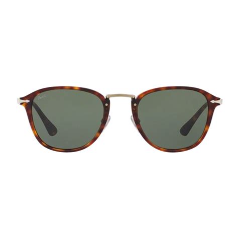 Persol Acetate Metal Sunglasses Dark Havana Green Persol Touch Of Modern