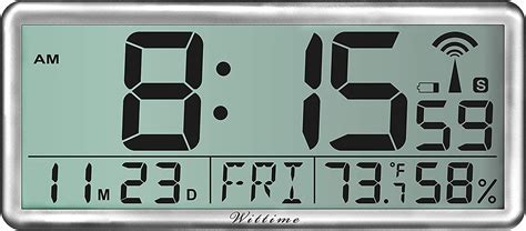 Buy Wittime 4080 Atomic Wall Clock Jumbo 39 Smart Wall Clock Easy To
