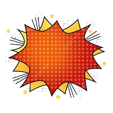 Explosion Bubble Png Transparent Decorative Cartoon Explosion Frame