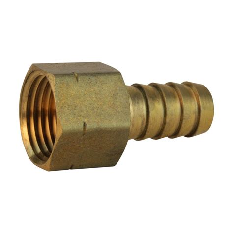 Everbilt 14 In X 14 In Fip Lead Free Brass Hose Barb Adapter