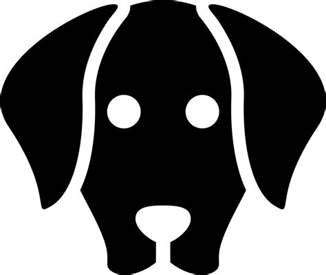 Dog Head Silhouette Png