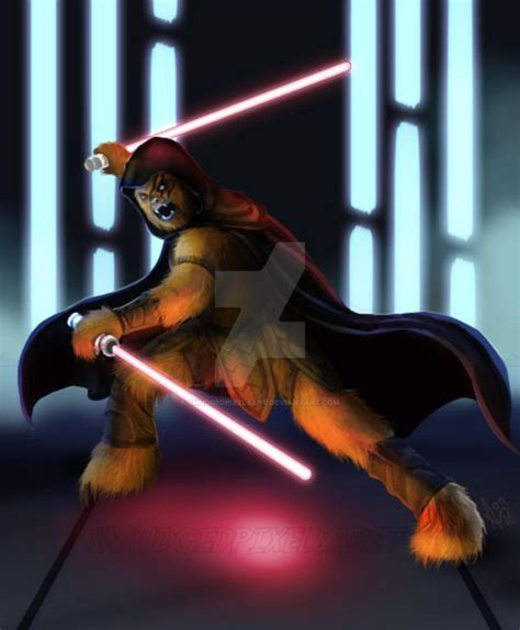 Wookie Sith Lord By Smudgedpixelsart On Deviantart