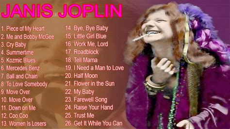 Janis Joplins Greatest Hits Best Of Janis Joplin Full Album Youtube