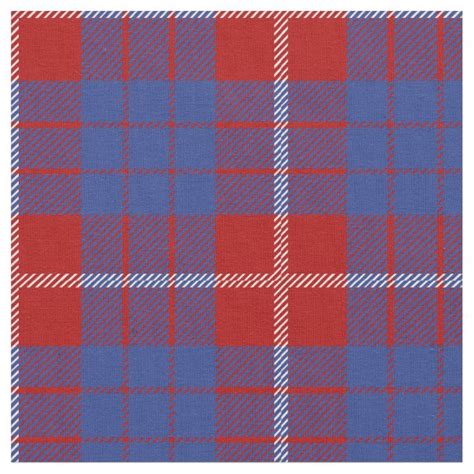 Clan Hamilton Scottish Tartan Plaid Fabric