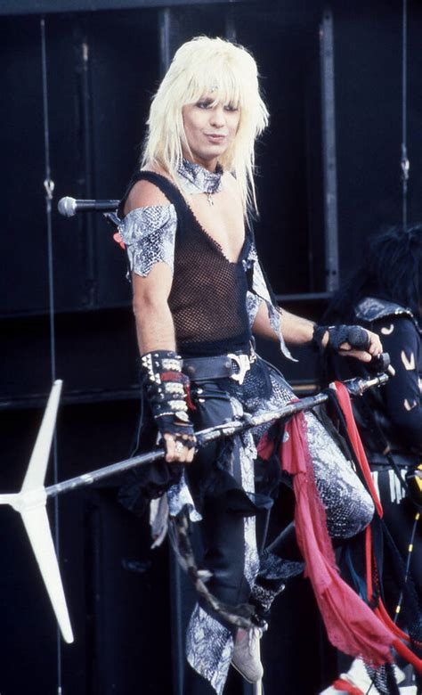 Vince Neil Mötley Crüe Monsters Of Rock Råsunda 1984 Bild Kaufen