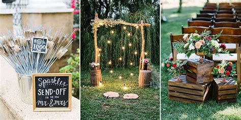 It can be anything from a full sit down dinner to just snacks. 15 Creative Backyard Wedding Ideas On a Budget ...