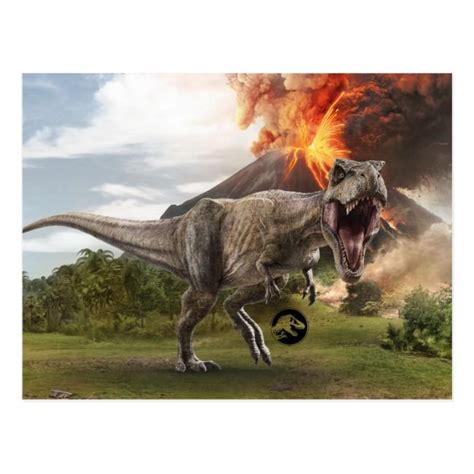 Jurassic World T Rex Postcard Zazzle Com Dinossauros Festa My XXX Hot