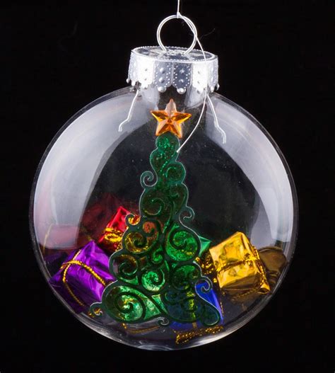 Christmas Tree Ornament Filled With Presents