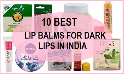 Best Lip Balms For Dark Lips In India Lipstutorial Org