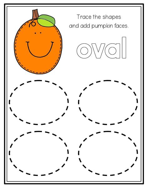 Oval Worksheets Preschool Worksheet24