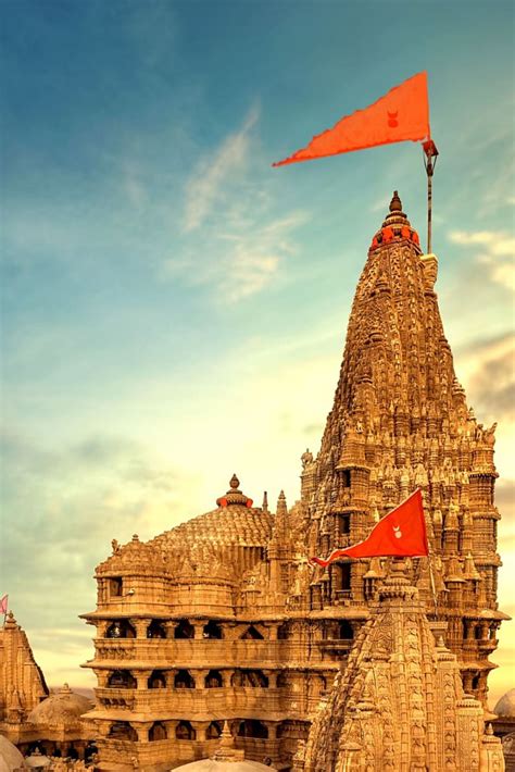 Dwarka Gujarat Temple Photography Temple India Krishna Temple