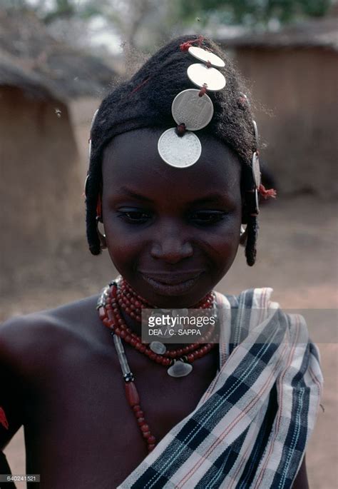Fulani Girl With A Traditional Hairstyle Koubri Burkina Faso Traditional Hairstyle
