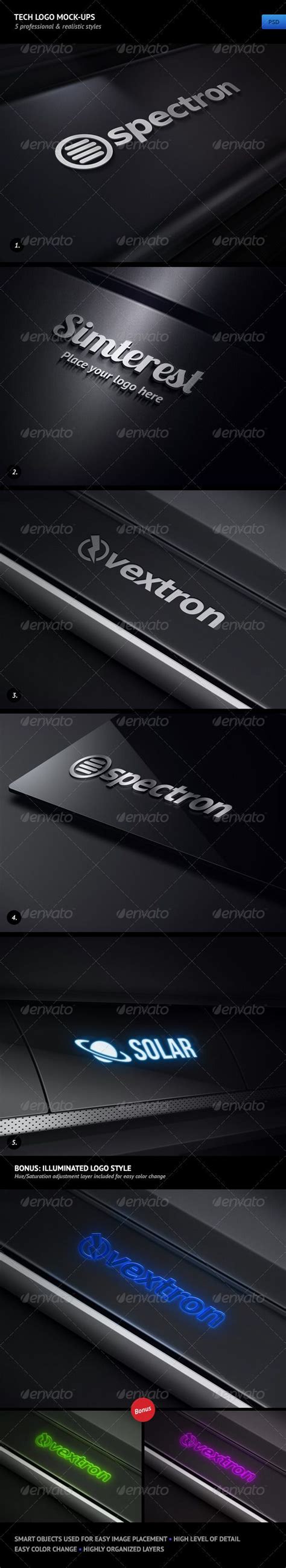 Tech Logo Mock Ups Tech Logos Logo Mockup Graphic Design Logo