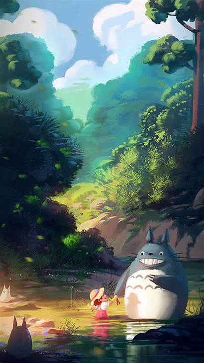 Anime Iphone Totoro Illustration Liang Xing Plus