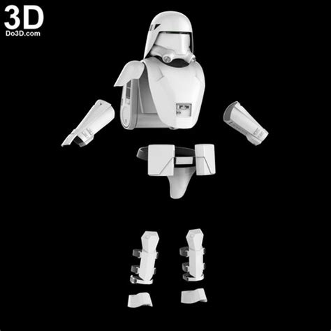 Snowtrooper Helmet Armor Star Wars 3D Model Project 31 Do3D