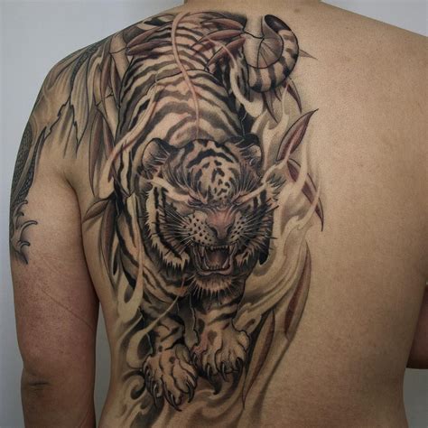 Asian Tiger Tattoo Hon Tattoo Tiger Tattoo Asian Tattoos Tattoos