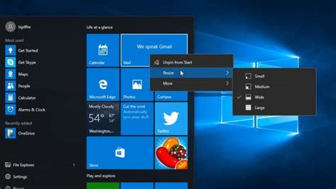 Windows 10 Start Menu Improved Again In Build 10558