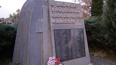 Pamätník Obetiam Ii Svetovej Vojny Podrobnosti Dunamente