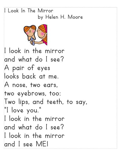 Kindergarten Age Poems Kids Poems Poetry For Kids Preschool Poems