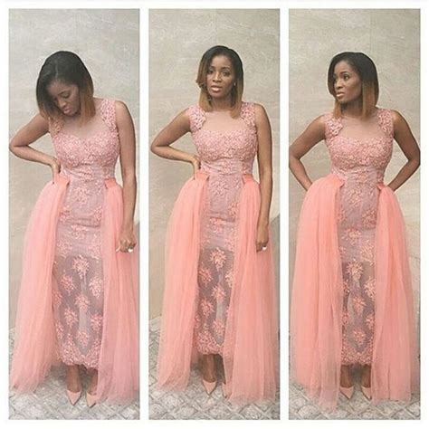 2017 New Pink Nigerian Evening Dresses Cheap Lace Applique Long Mermaid