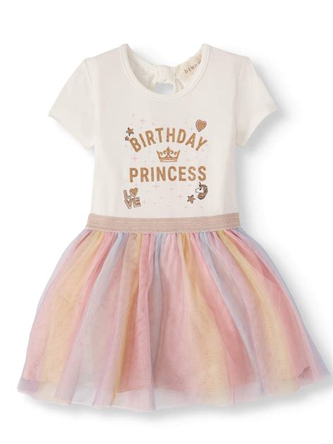 Btween Btween Toddler Girls Birthday Tutu Dress Sizes 2t 4t