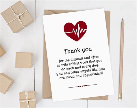 Printable Nurse Appreciation Card Digital Greeting Card Etsy