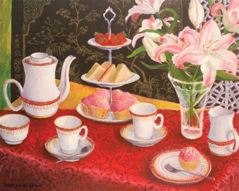 The Homely Place Afternoon Tea Paintings