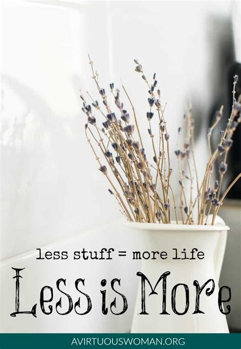 Less Stuff More Life