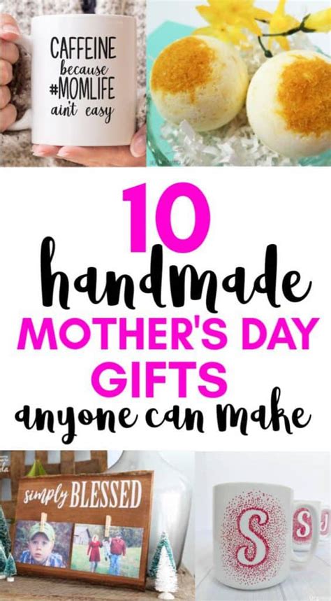 But, in the event that you were looking for a sign that it's time to get below we've put together a round up of few diy gift ideas, some that take only a few minutes, and others that take a little longer. 10 Last Minute DIY Mother's Day Gifts