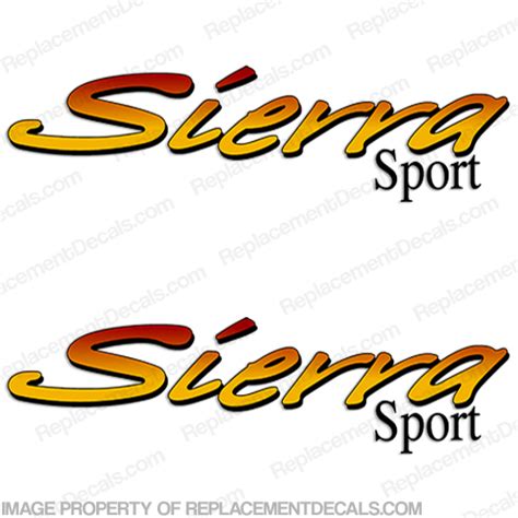 Sierra Sport By Forest River Rv Toy Hauler Decals Set Of 2