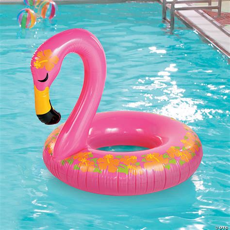 Jumbo Inflatable Flamingo Pool Float Oriental Trading