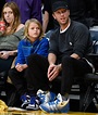 Chris Martin and his son Moses enjoy day out at the basketball in Los ...