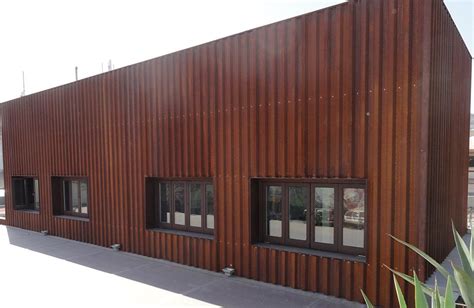 Western Rib Panel In Corten And A606 4 At Steel
